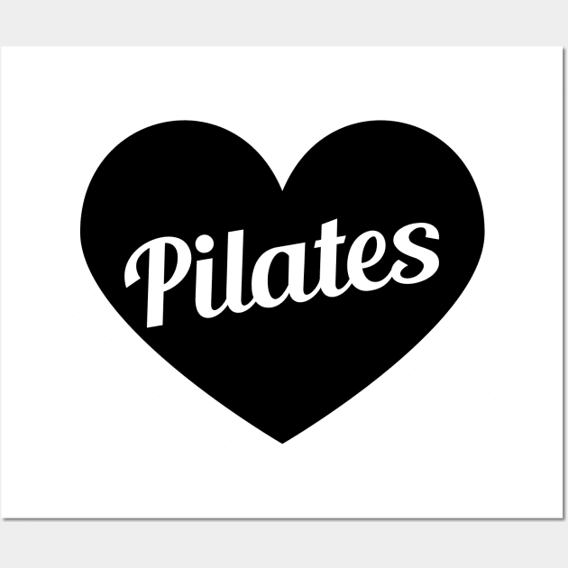 Pilates In My Heart - Pilates Lover - Heart Lover Wall Art by Pilateszone
